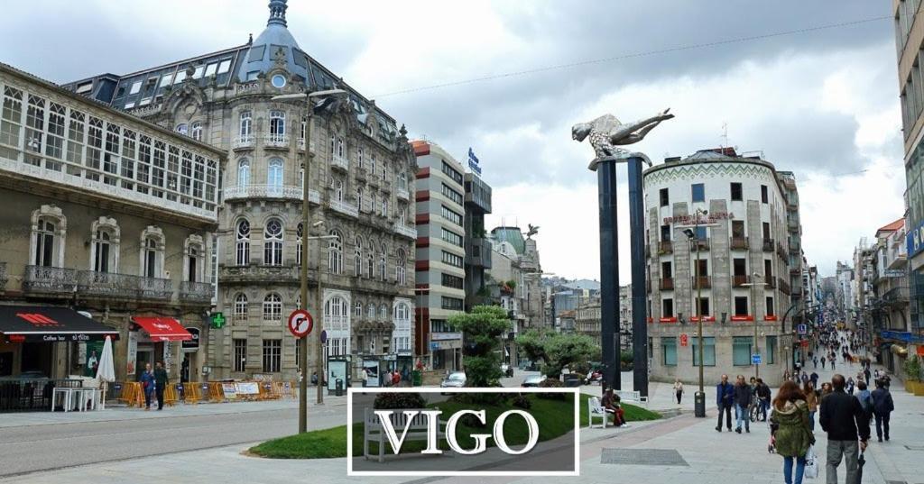 Apartamento Vacacional En Playa Del Vao - Corujo Comarca de Comarca de Vigo Buitenkant foto